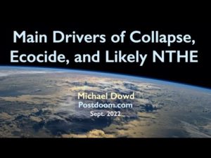 Main Drivers of Collapse, Ecocide, and Likely NTHE