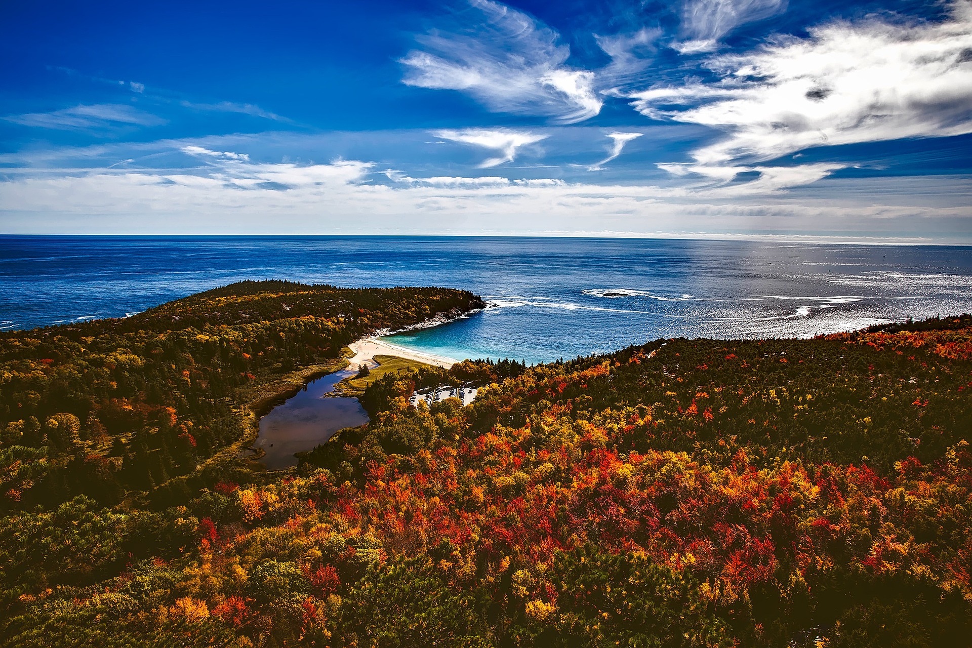 Erdő, Maine, US