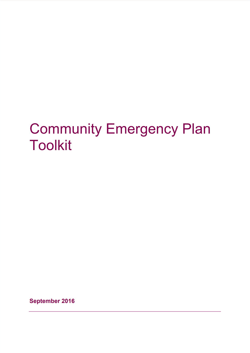 Community Emergency Plan Toolkit