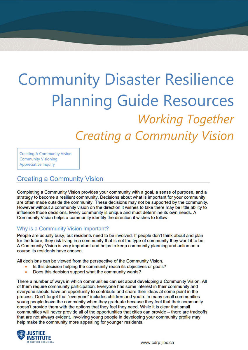 Community Disaster Resilience Guide