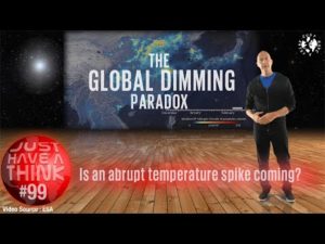 Global Dimming Paradox: Are we facing an abrupt temperature spike?