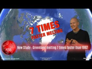 Greenland is melting seven times faster than 30 years ago.