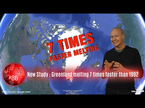 Greenland is melting seven times faster than 30 years ago.